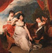 Sir Thomas Lawrence Mrs Henry Baring and her Children china oil painting artist